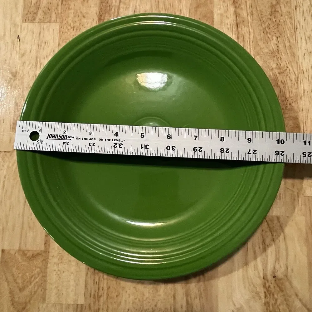 Vintage Fiesta Dinner Plate 10.5” Green Homer Laughlin FiestaWare